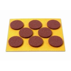 DESLIZADORES FIELTRO 25MM MARRON B70710M