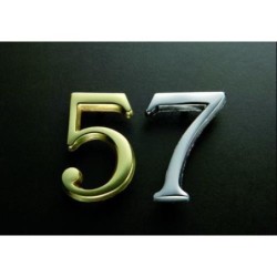 NUMERO LATON/50 NIQUEL SATINADO 5 E31005S