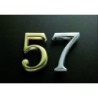 NUMERO LATON/50 NIQUEL SATINADO 5 E31005S