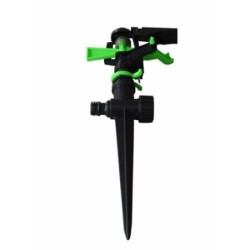ASPERSOR PLASTICO IMPACTO REGULABLE C/PINCHO