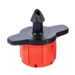 GOTERO PINCHADO REGULABLE 0-60L/H ROJO