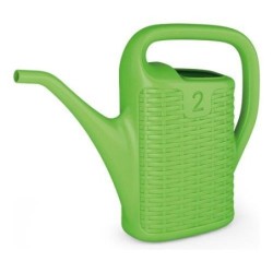 REGADERA EFECTO RATTAN 2LT COLOR VERDE