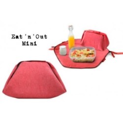 PORTA TUPPERS + MANTEL MINI NATURE ROJO