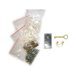 CERRADURA FALLEBA SIN VARILLA BCO.CON ACC. 1505A