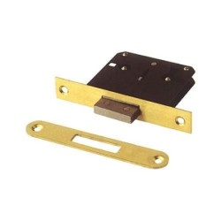 CERRADURA EMBUTIR DENT. N-1 205-A LATON -20