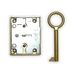 CERRADURA SOBREPONER 207-A LATON -25