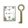 CERRADURA SOBREPONER 207-A LATON -30