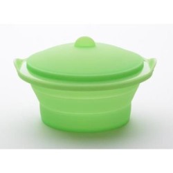 VAPORERA PLEGABLE VERDE SILICONA