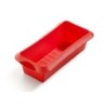 MOLDE PASTEL RECTANGULAR ROJO 24 CM.