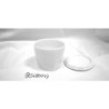 AZUCARERO PORCELANA BLANCO LOTTO CUADRADA