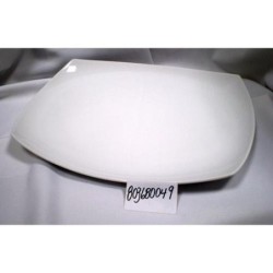 BANDEJA PORCELANA BLANCA 28X36 LOTTO CUADRADA