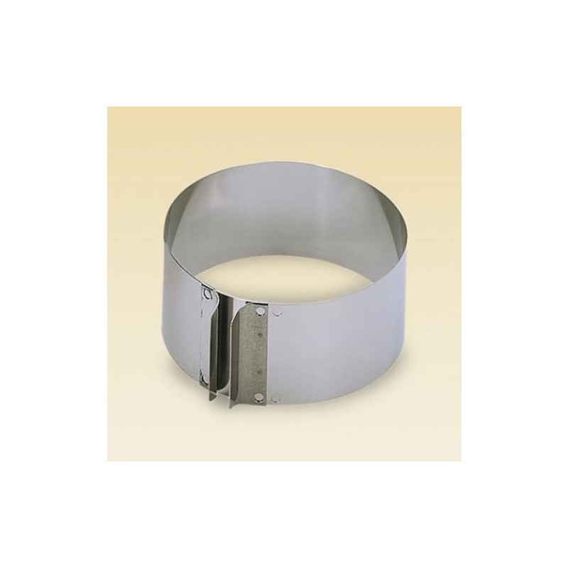 MOLDE ANILLO ACERO EXTENSIBLE ALTO 9 CM. KAISER