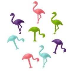 SET DE MARCACOPAS FLAMENCOS SILICONA FIA 565