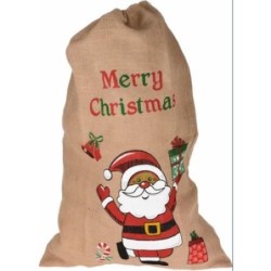 SACO PAPA NOEL DECORACION 60X90CM AAF202340
