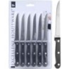 BLISTER 6 CUCHILLOS CARNE NEGRO