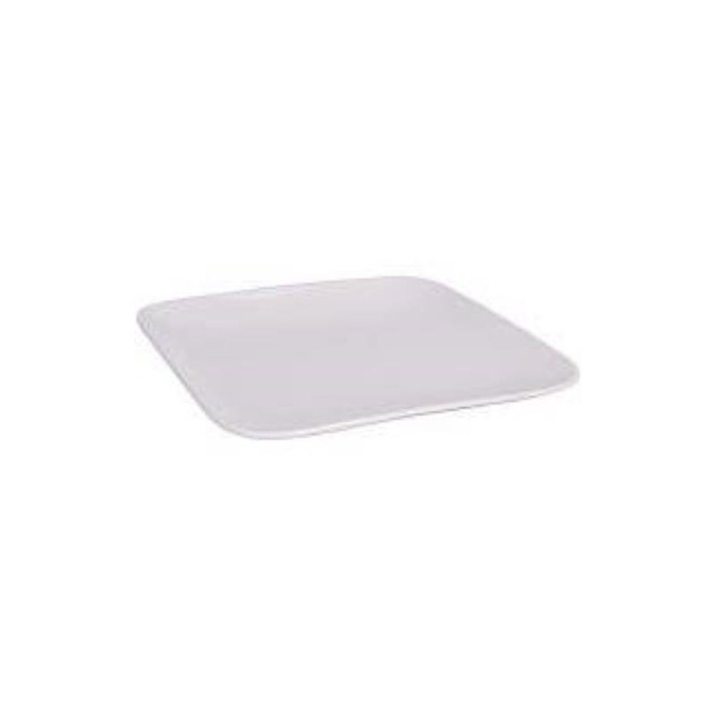 PLATO CUADRADO PORCELANA BLANCO 21CM Q81000060