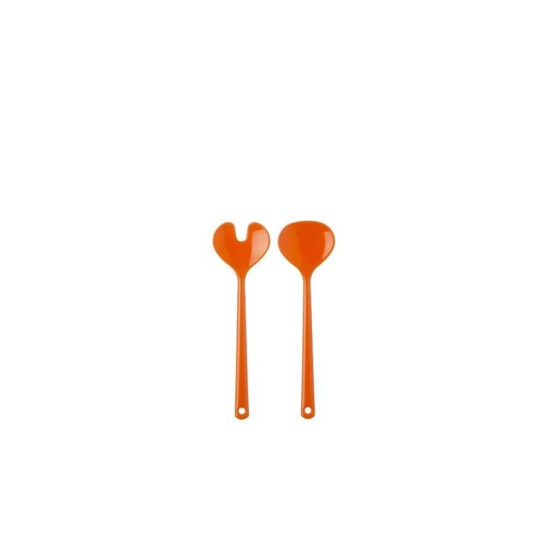 SET CUBIERTOS ENSALADA ORANGE