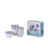 SET POT RANGE ELLIPSE 3 PIEZAS BLANCO