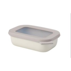 BOTE COCINA CIRQULA RECTANGULAR 500ML NORDIC WHITE
