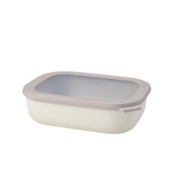 BOTE COCINA CIRQULA RECTANGULAR 2000ML NORDIC WHIT