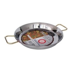 PAELLA VALENCIANA INOXIDABLE LA IDEAL 38 CM.