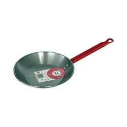 SARTEN PULIDA LLANA CON MANGO LA IDEAL 20 CM.