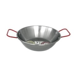 SARTEN PULIDA HONDA CON ASAS LA IDEAL 32 CM.