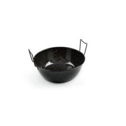 SARTEN ESMALTADA DOBLE HONDA CON ASAS 25CM. 20525