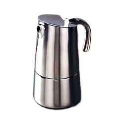 CAFETERA BELLA INOXIDABLE 10 TAZAS PARA TODO FUEGO