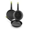 SET 3 SARTENES 18-22-26 CM FOODIE A491235