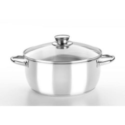CACEROLA CON TAPA CRISTAL 30 CM. OPTIMA M451130