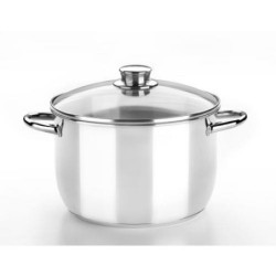 OLLA CON TAPA CRISTAL 20 CM. OPTIMA M453120