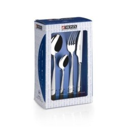 CUBERTERIA 24 PIEZAS CON CUCHILLO CHULETERO SIENA