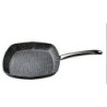 GRILL RAYAS 28X28CM GRANITE 75028