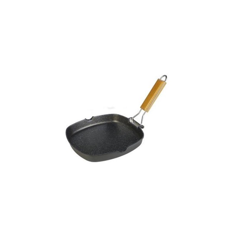 GRILL LISO AL. FUNDIDO 28X28 CM. ECOCHEF 13028