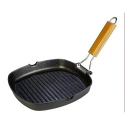 GRILL RAYAS AL. FUNDIDO 28X28 CM. ECOCHEF 14028