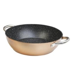 CAZUELA BAJA ALUMINIO FORJADO PROFESIONAL 24CM