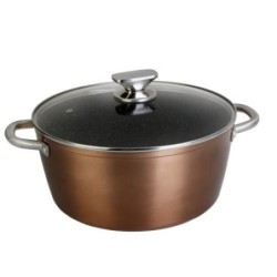 CAZUELA ALTA ALUMINIO FORJADO PROFESIONAL 28CM
