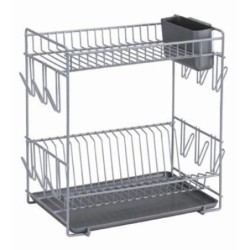 ESCURREPLATOS GRANDE GRIS 89010
