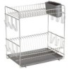 ESCURREPLATOS GRANDE INOXIDABLE GRIS 90980