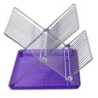 ESCURREPLATOS CROMADO PLEGABLE LILA