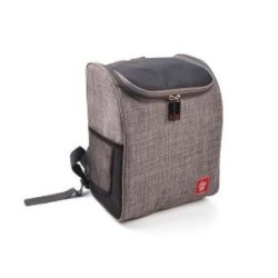BOLSA NEVERA MOCHILA 10 L. GRIS JASPEADA