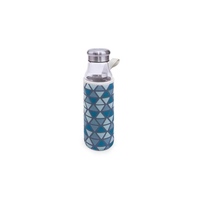 BOTELLA DE VIDRIO AZUL 550 MILILITROS 8207-VA