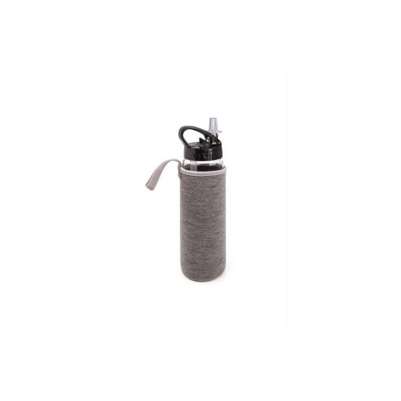 BOTELLA DE VIDRIO BOQUILLA GRIS 525 ML 8208-VG