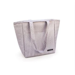 LUNCHBAG SHOPPER DOTS GRIS 9261-TX