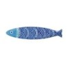 PLATO PESCADO LARGO 307CM PORCELANA AZUL