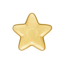 PLATO ESTRELLA 24 CM - COLOR ORO