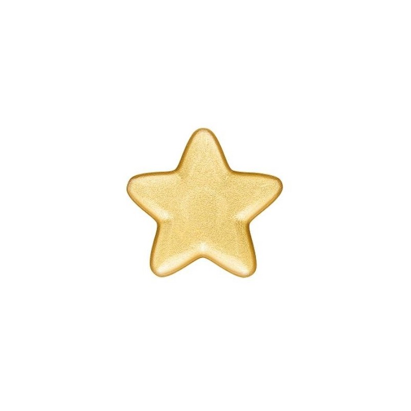 PLATO ESTRELLA 24 CM - COLOR ORO