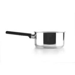 CAZO 12 CM ACERO INOX 18/10 MANGO DE BAQUELITA