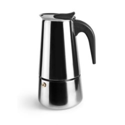 CAFETERA ACERO INOX 2 TAZAS , SERIE MOCA 611002